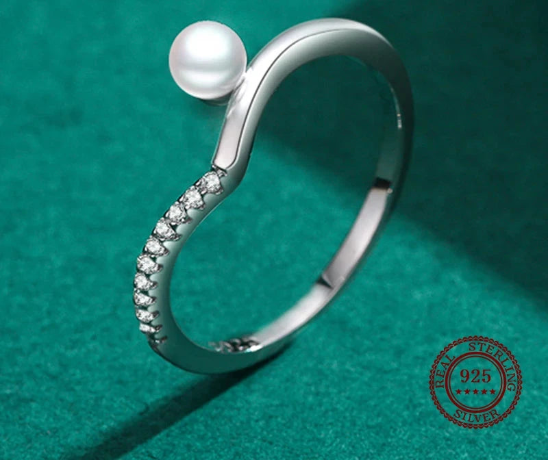 Pearl Raindrop Ring