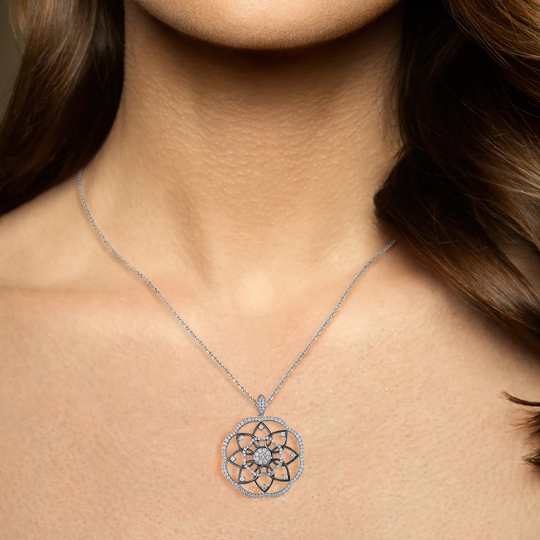 Graceful Flower Pendant