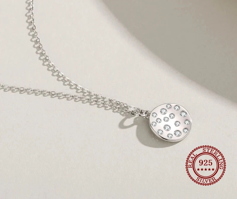 Dazzling Round Pendant Necklace