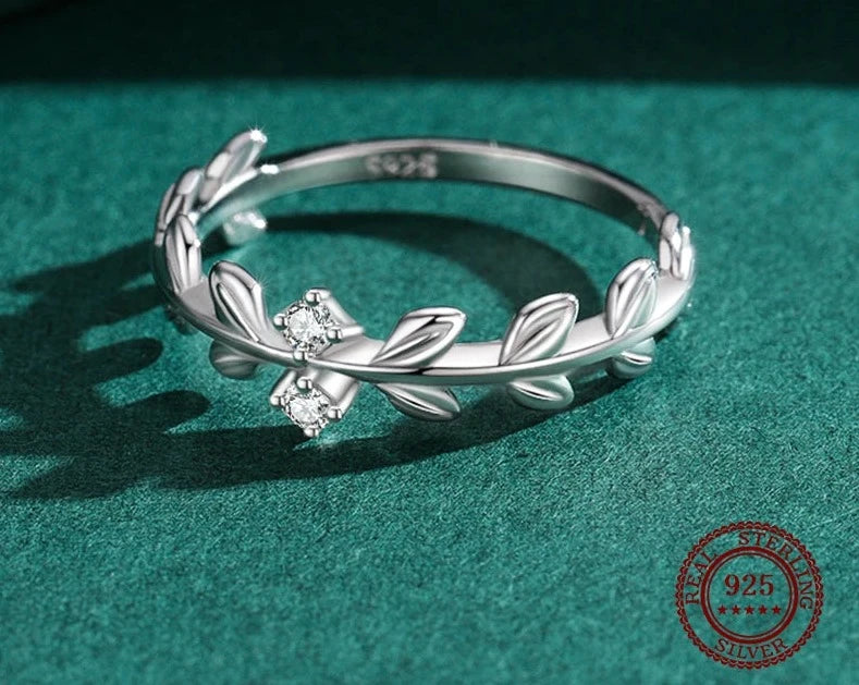 Tree Leaf Ring