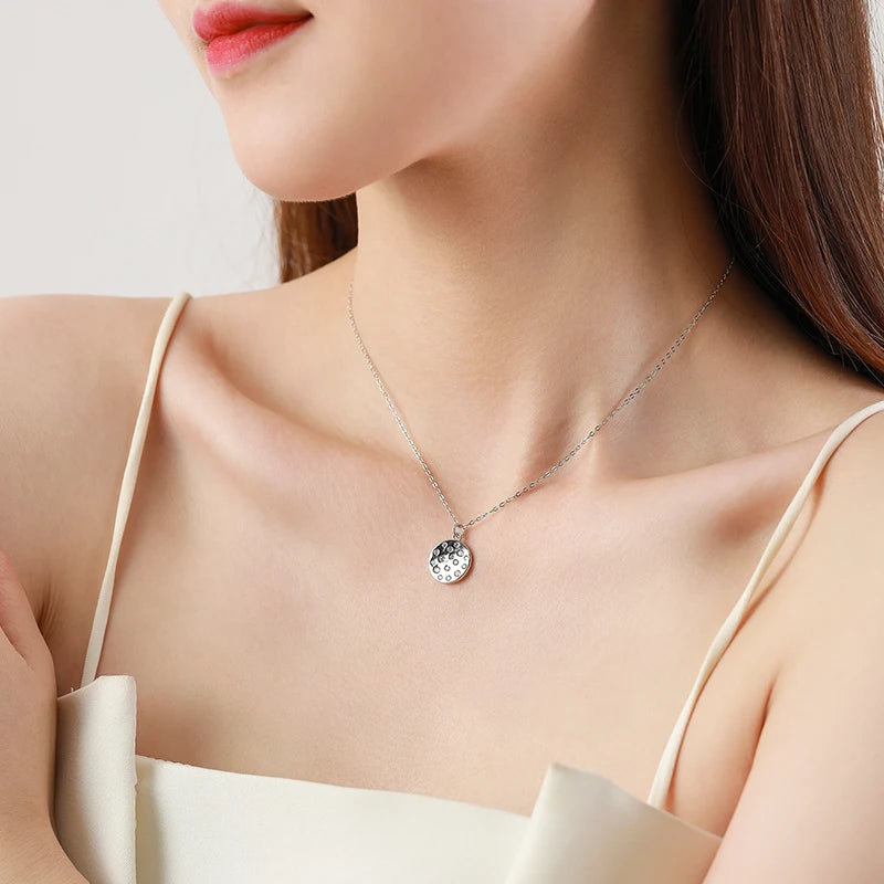 Dazzling Round Pendant Necklace