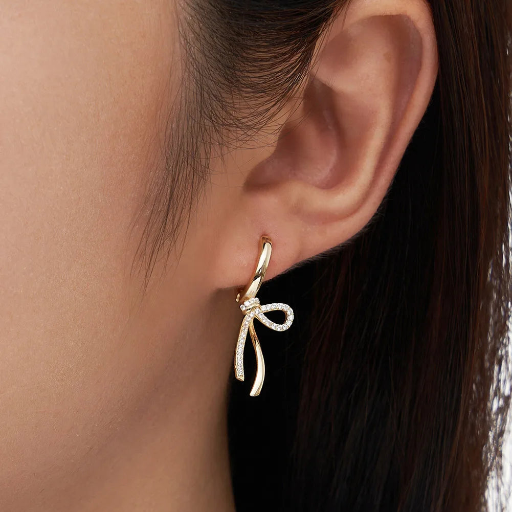 Sparkling Knot Earrings