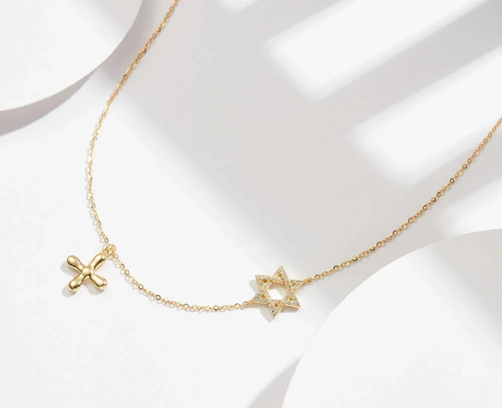 Starlight cross Necklace