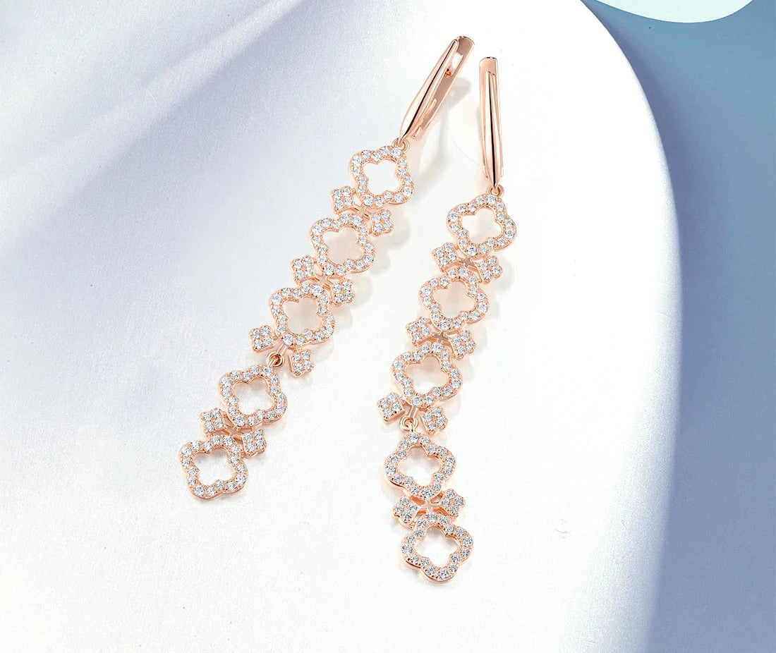 Blush Cascade Earrings