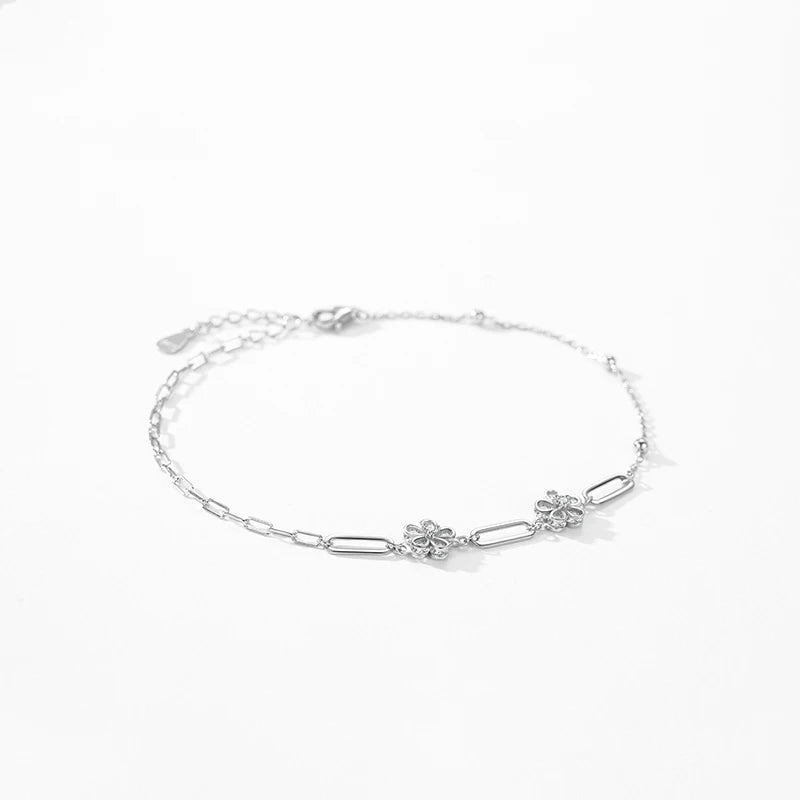 Flower Crystal Bracelet