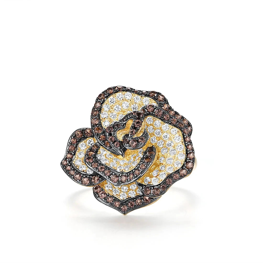 Floral Noir Ring