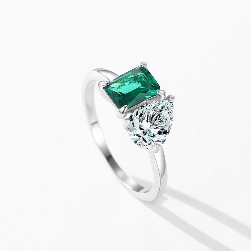 Green Jewel Splash Ring