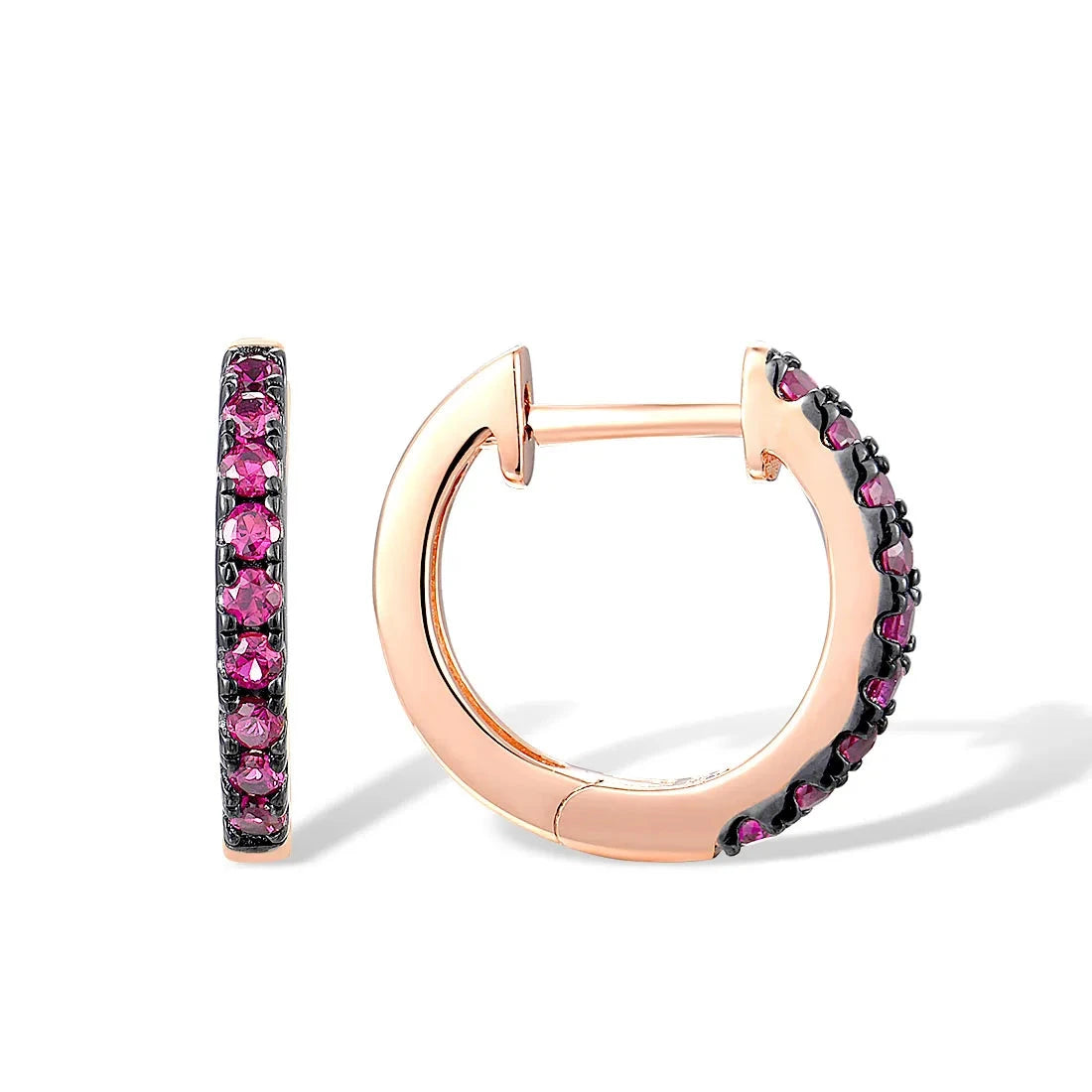 Spinel Hoops Earrings