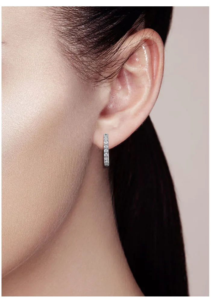 Spinel Hoops Earrings