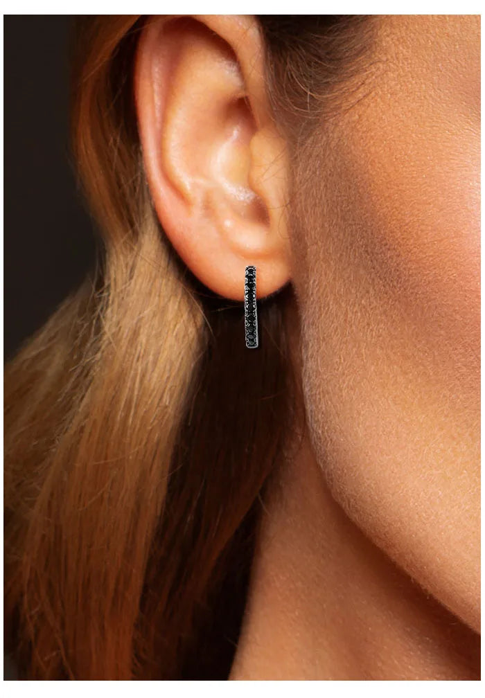 Spinel Hoops Earrings