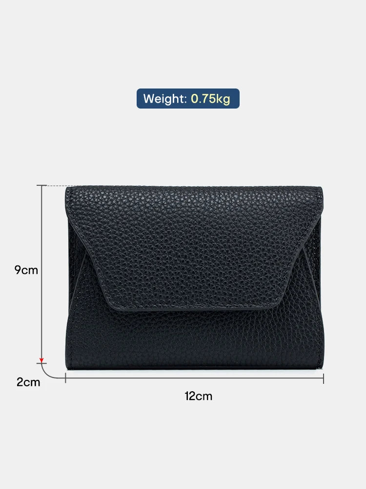 Zency Women's Genuine Leather Wallet Case Money Bags Female Coin Purse Small Fashin High Quality Credit Card Bag Organizer Pouch