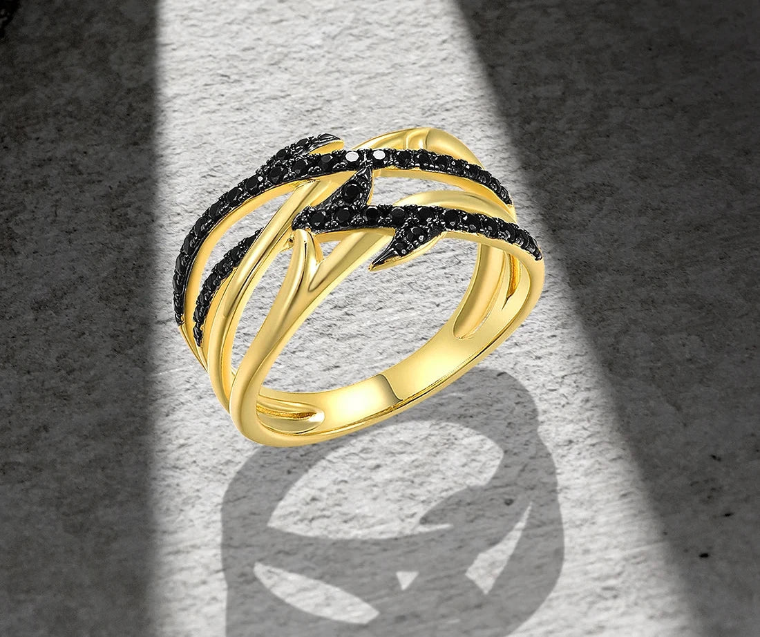 Black Spinel Ring