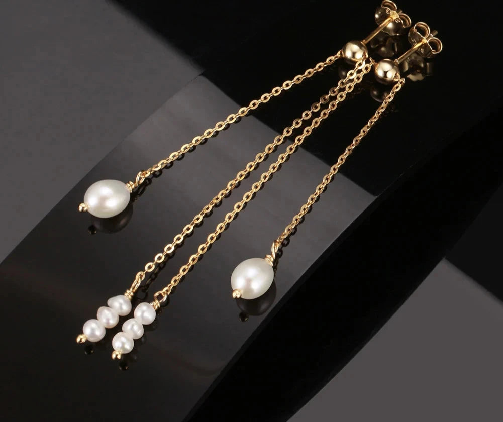 Pearl Flow earrings