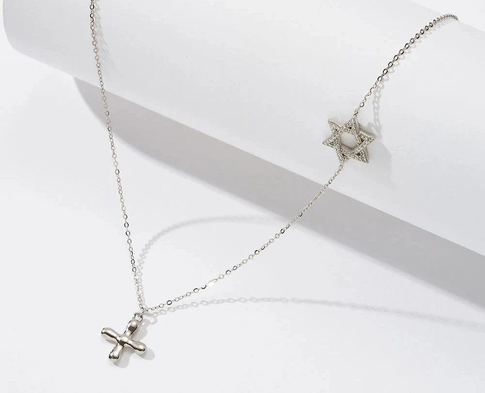 Starlight cross Necklace