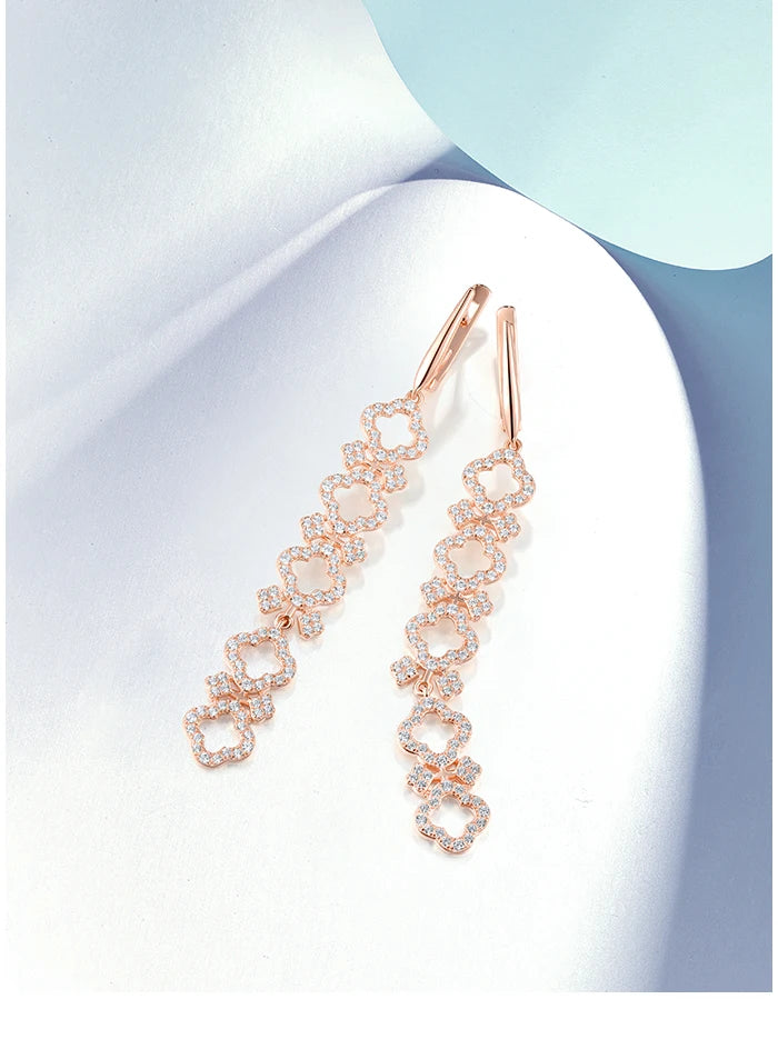 Blush Cascade Earrings