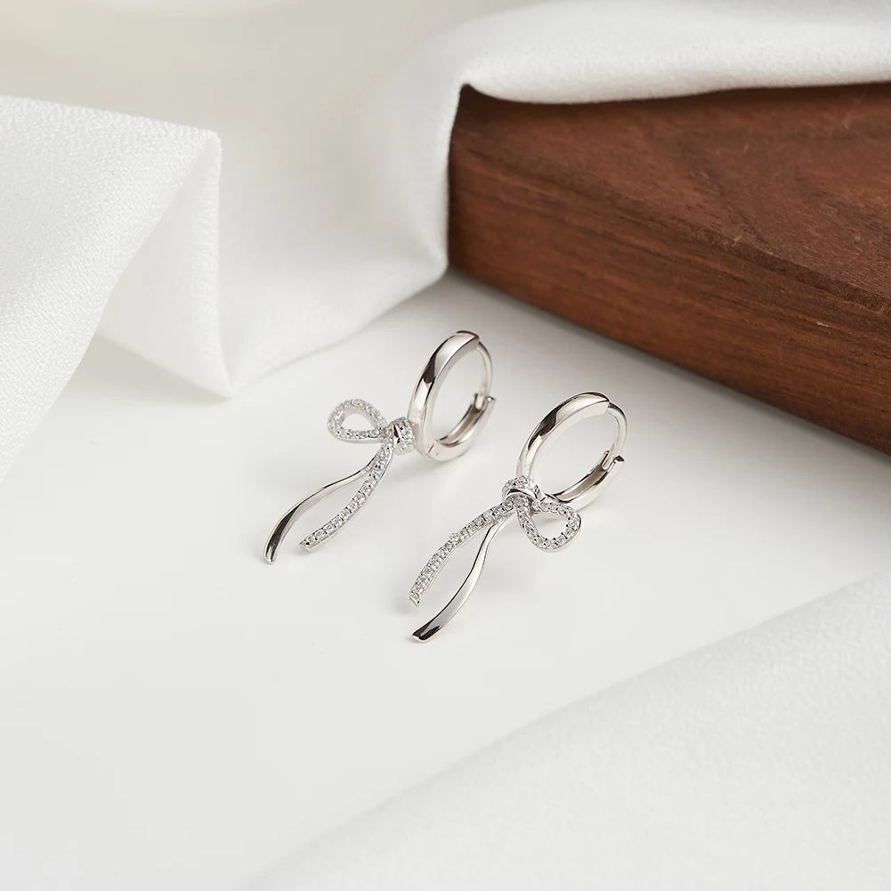 Sparkling Knot Earrings