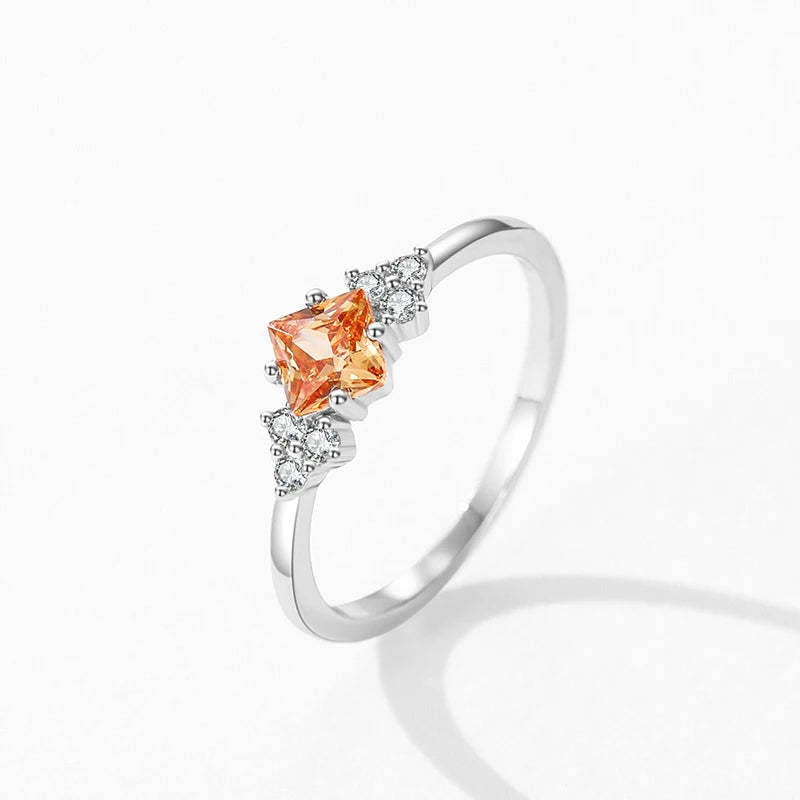 Champagne Cascade Ring