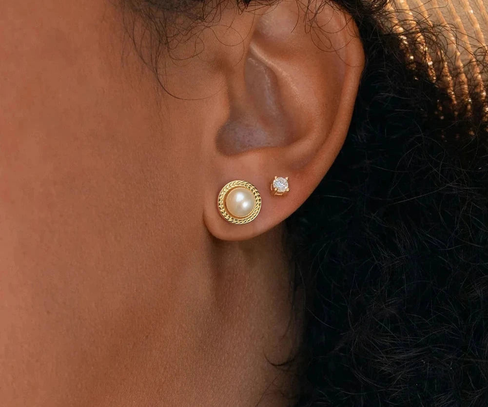 Pearl Glam Studs