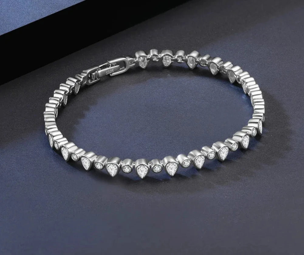 Luminous Cascade Bracelet