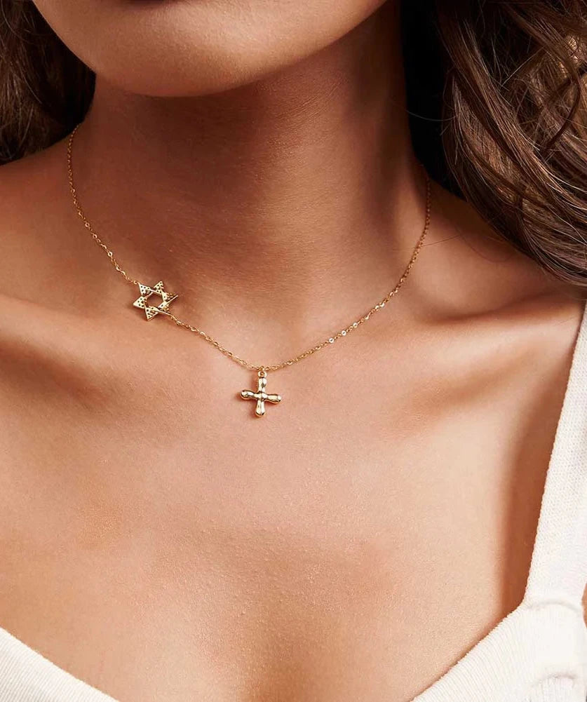 Starlight cross Necklace