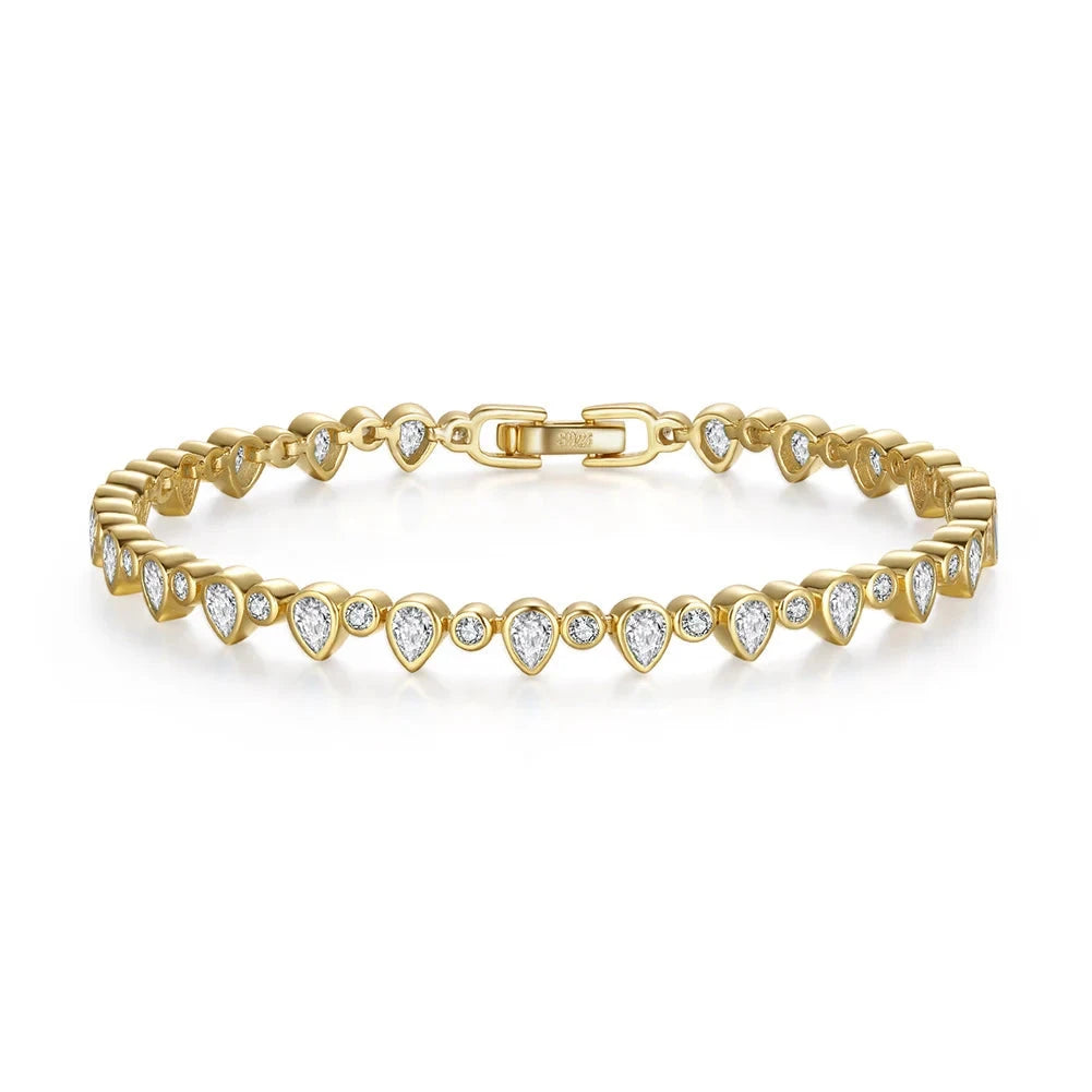 Luminous Cascade Bracelet