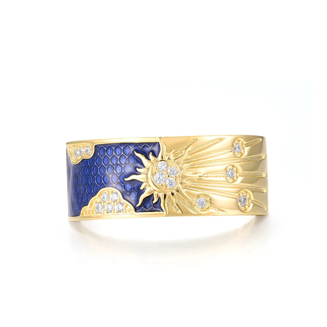 Azure Solstice Ring