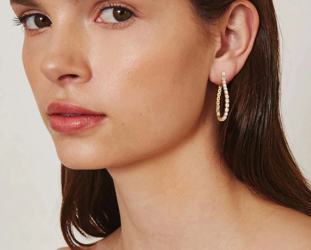 Ace Sparkle Hoops