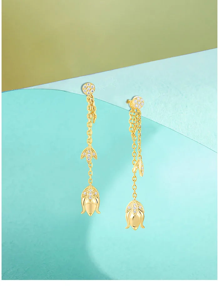 Tulip Dangle Earrings