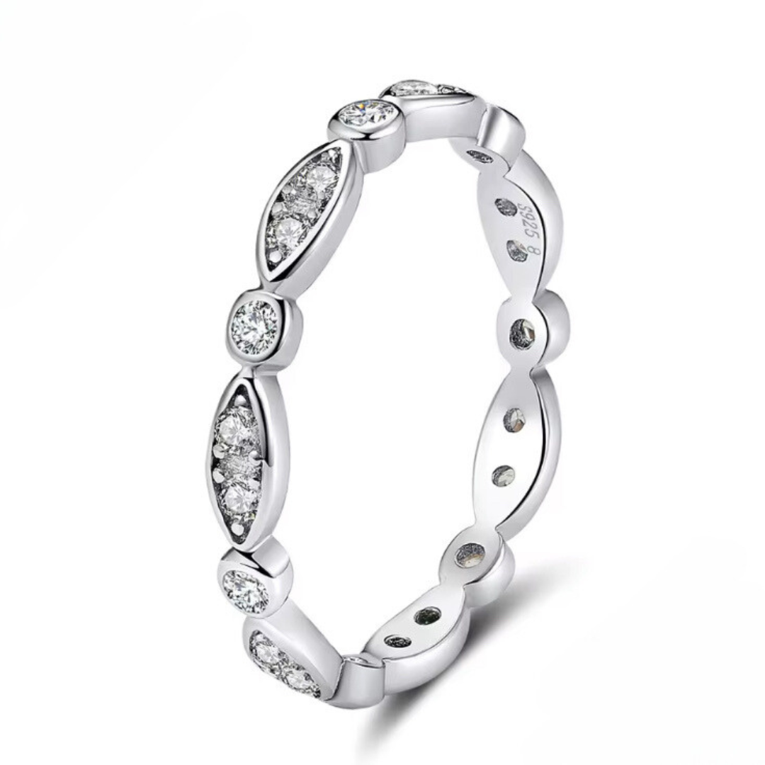 Pave' Eternity Rings