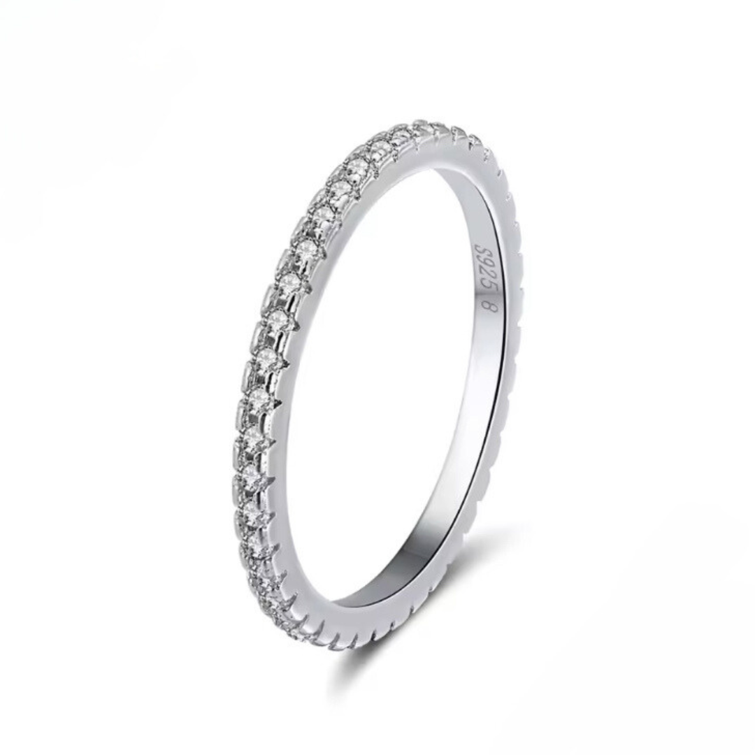 Pave' Eternity Rings