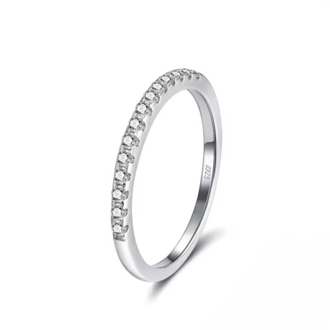 Pave' Eternity Rings